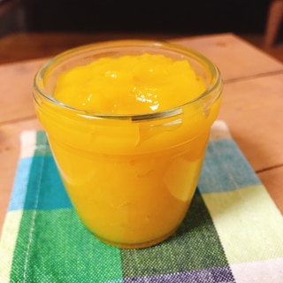 マンゴーの缶詰でマンゴーソース